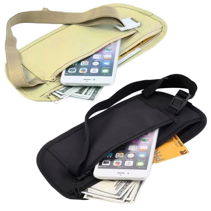 Mountain Biking Waist Pack - 目に見えないトラベルウエストパックポーチパスポートマネーベルトバッグ隠しセキュリティ財布ギフトトラベルバッグチェストパックマネーウエストバッグ