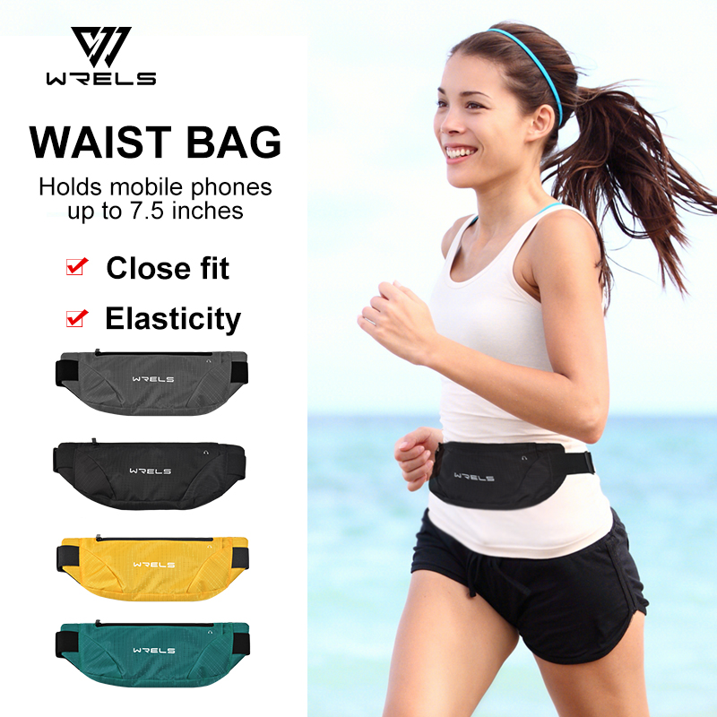 Mountain Biking Waist Pack - WRELS ウエストバッグランニングバッグアウトドアスポーツ防水スポーツファニーパック携帯電話ケースジムジョギングポータブルランポーチベルトバッグ