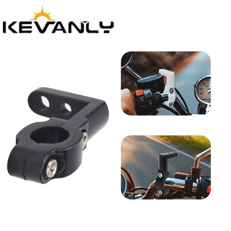 Xtreme Mountain Biking - 1/2個入り ユニバーサル 車・バイク用ヘッドライトクリップブラケット 3穴延長ブラケット トラック・ATV用 LED作業灯ポール取り付け用