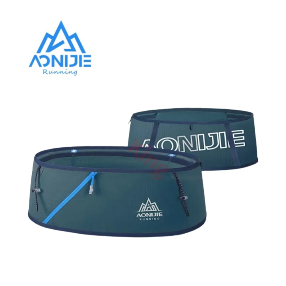 Mountain Biking Waist Pack - Aonijie-ハイウエストベルト,超軽量,アウトドアハイキングやキャンプ用の電話ホルダー,新しい450ml,w8101