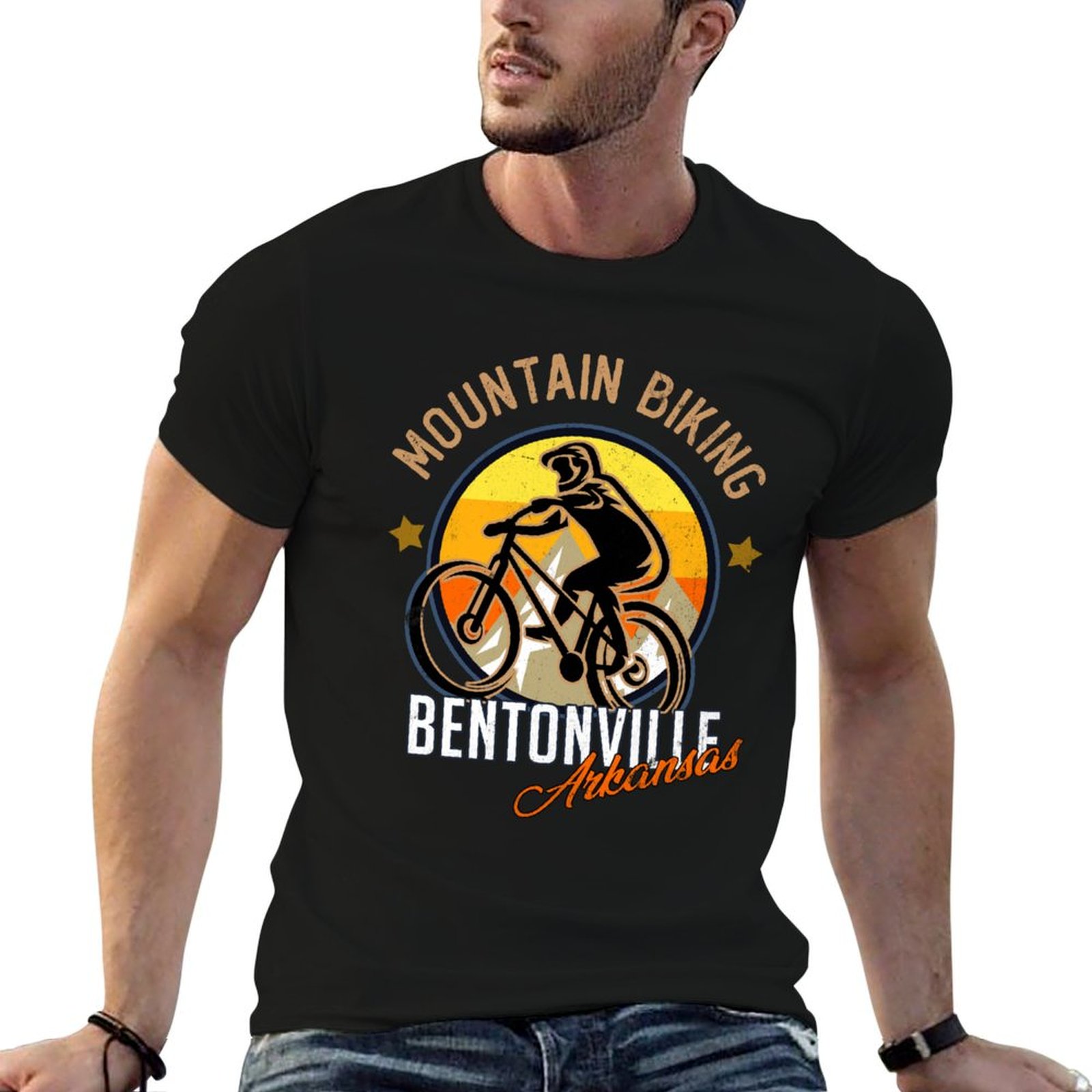 ベントンビル アーカンソー マウンテン バイキング Tシャツ - Mountain Biking Bentonville Arkansas のレビューと価格
