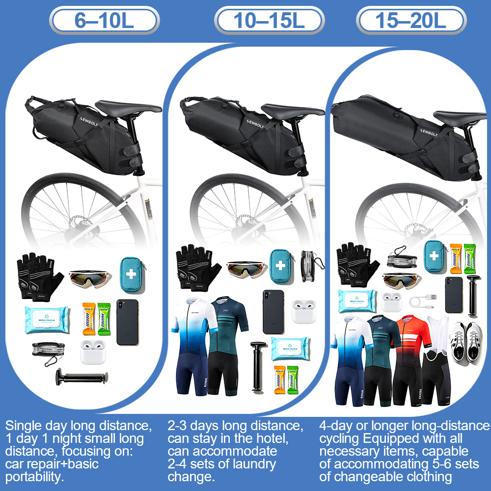 NEWBOLER アップグレードされた 20L 大容量自転車 - Mountain Biking Waist Pack のレビューと価格
