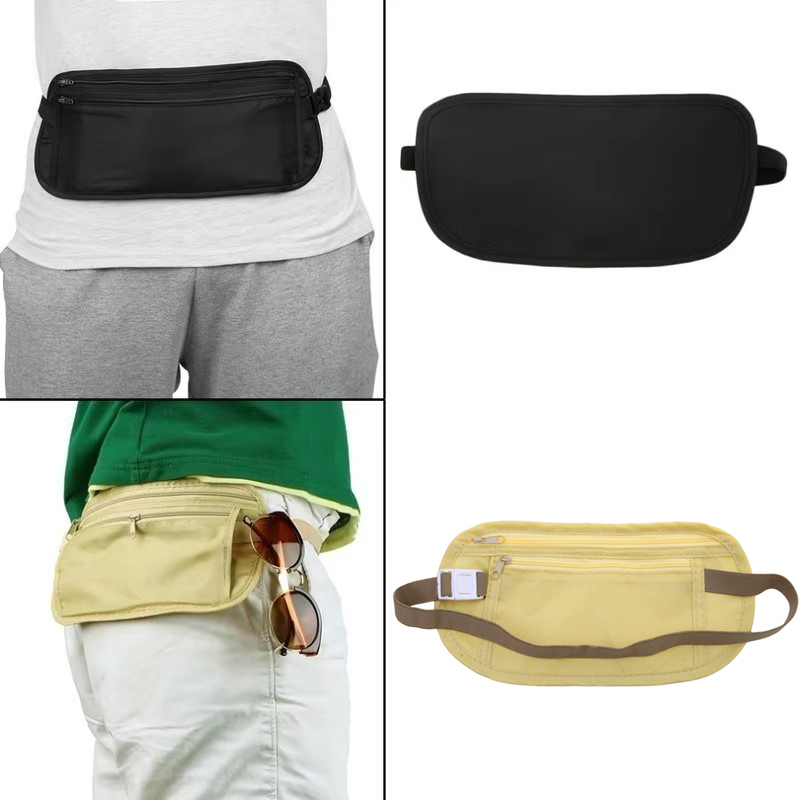 目に見えないトラベルウエストパックポーチパスポートマネーベル - Mountain Biking Waist Pack のレビューと価格