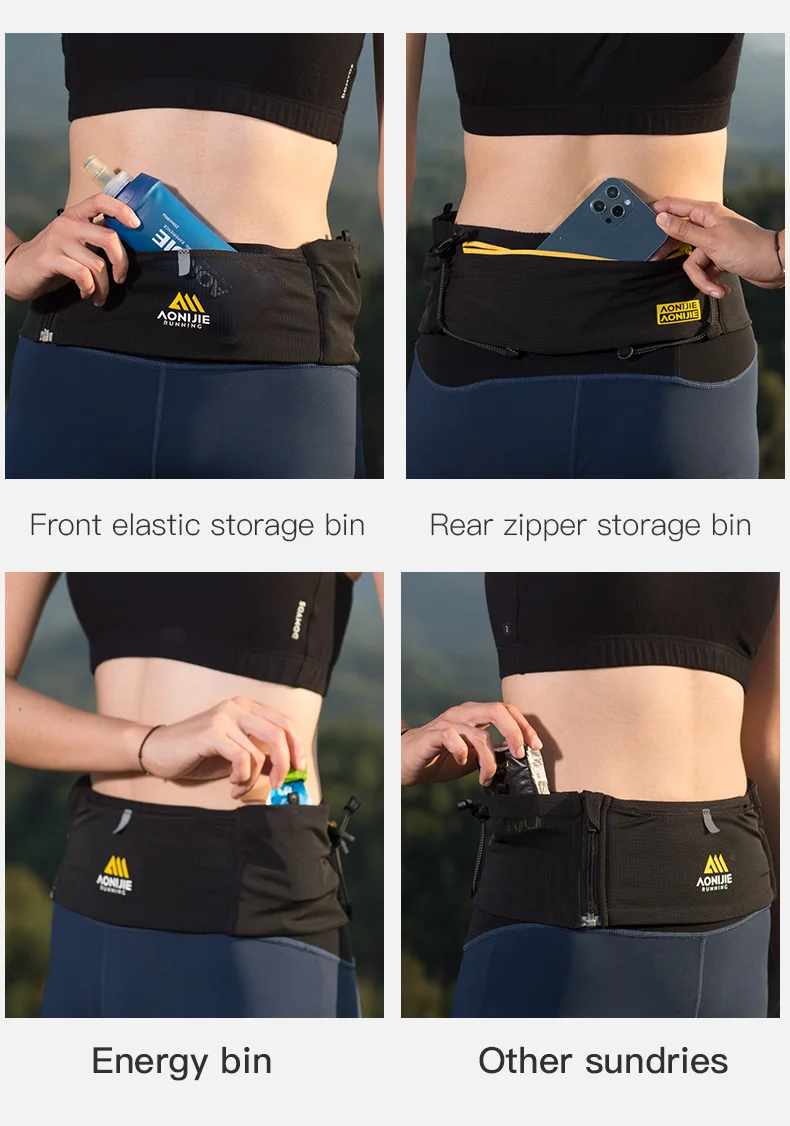 多機能ウエストパック、ジッパー、ランニング、軽量、トラベルフ - Mountain Biking Waist Pack のレビューと価格