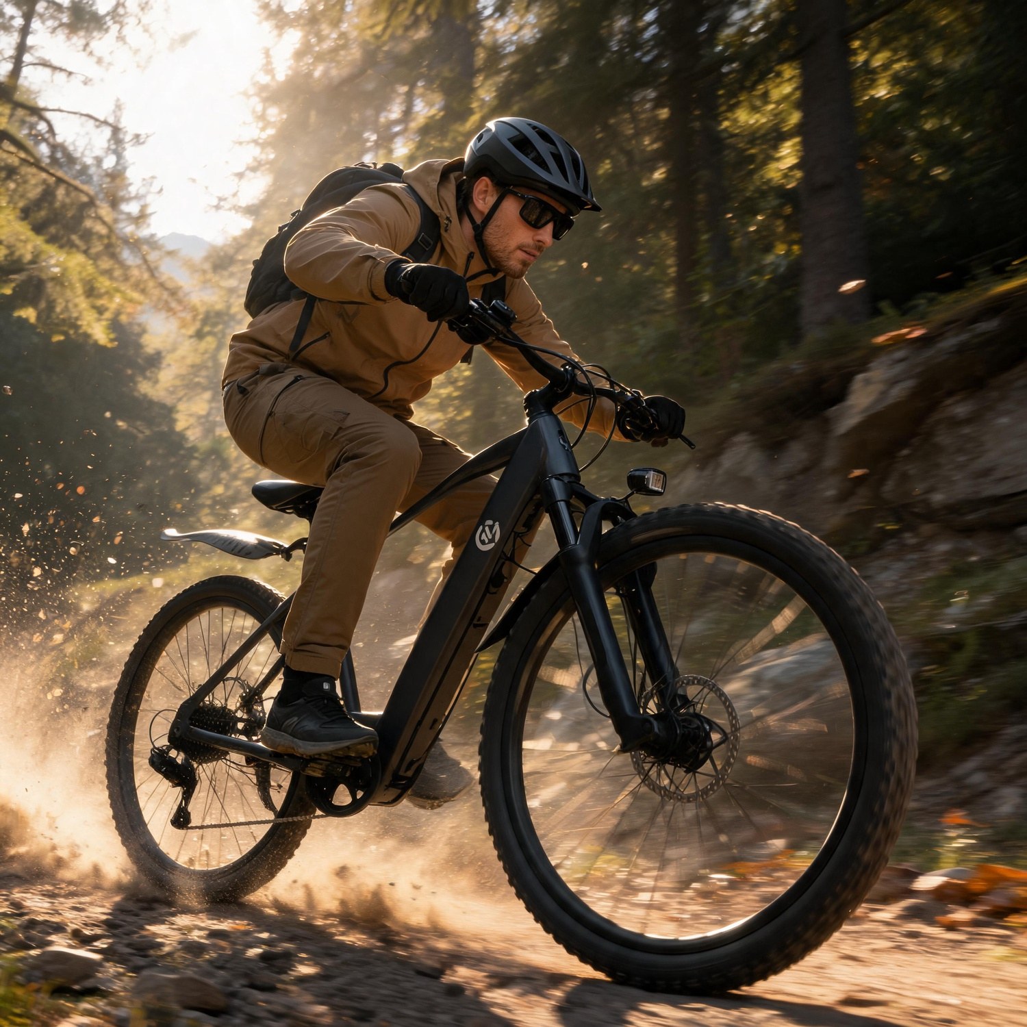 電動マウンテンバイク、フルサスペンション、500Wモーター、 - Mountain Biking Track のレビューと価格