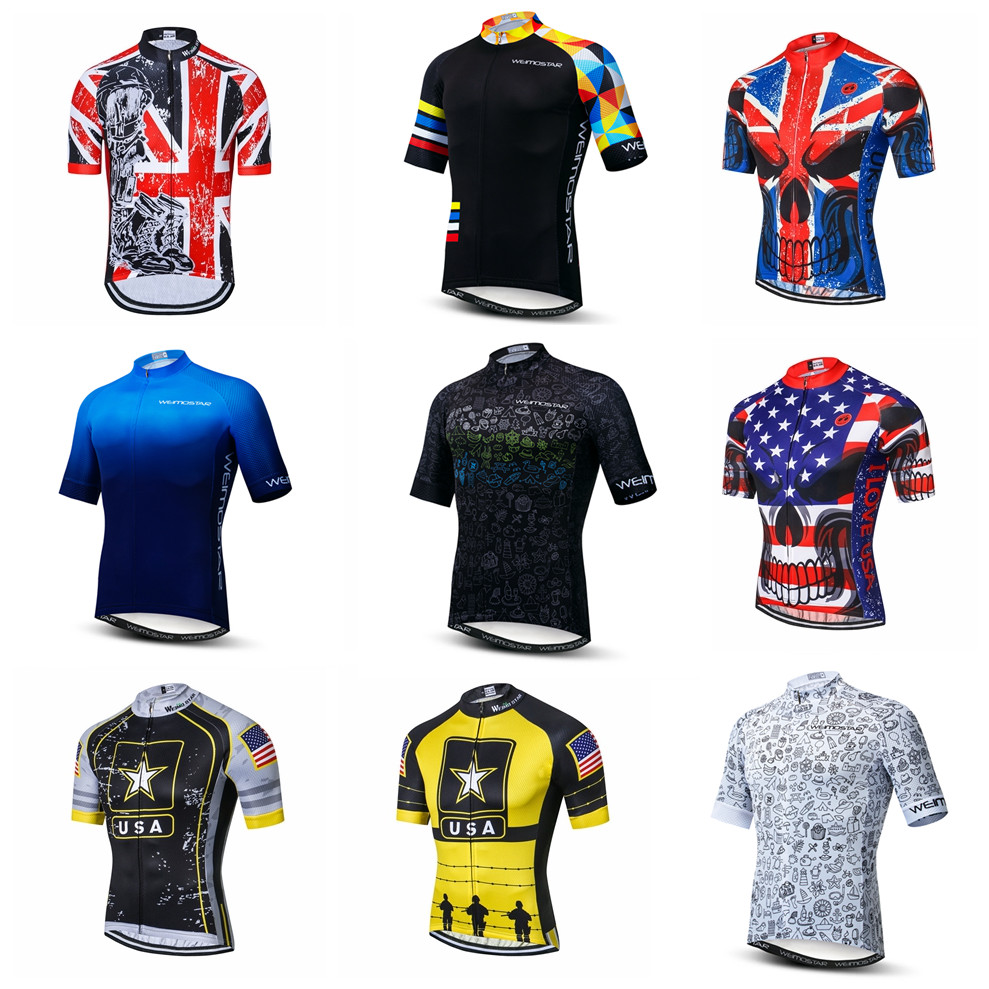 サイクリングジャージ男性の自転車ジャージ半袖プロチーム道路マ - Mountain Biking In The Uk のレビューと価格