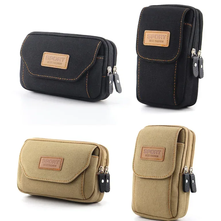 6.5 インチ男性ソフトポーチベルトウエストパックバッグ小さ - Mountain Biking Waist Pack のレビューと価格