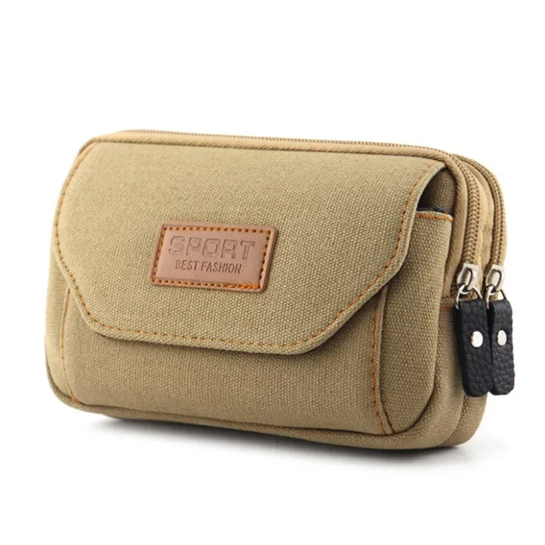 6.5 インチ男性ソフトポーチベルトウエストパックバッグ小さ - Mountain Biking Waist Pack のレビューと価格