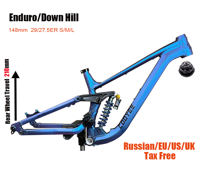 フルサスペンションアルミバイクフレーム、ソフトテール、210 - Mountain Biking In The Uk のレビューと価格