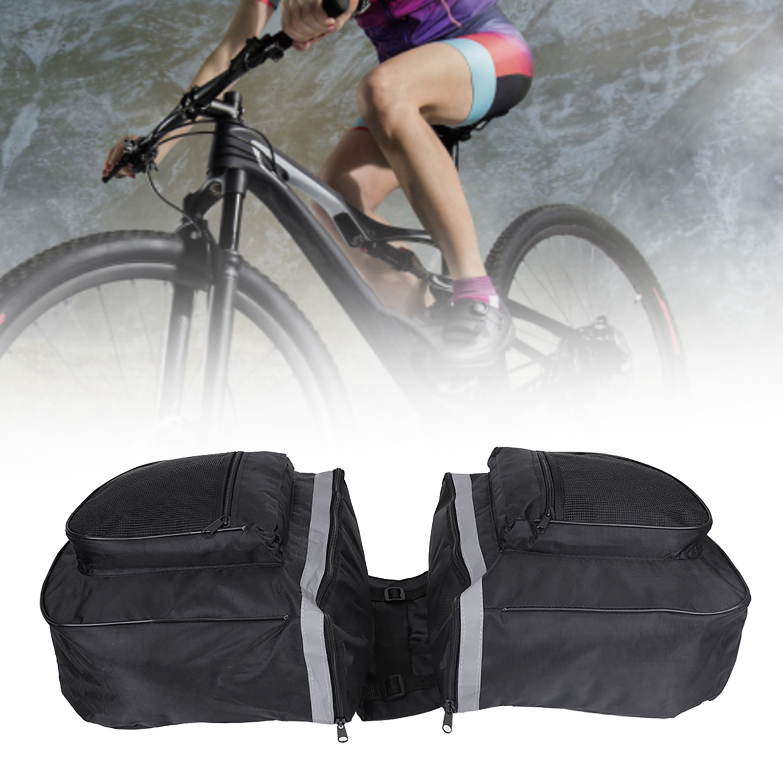 マウンテンロードバイクラック,リアシートキャリア,ダブルパニ - Mountain Biking Waist Pack のレビューと価格