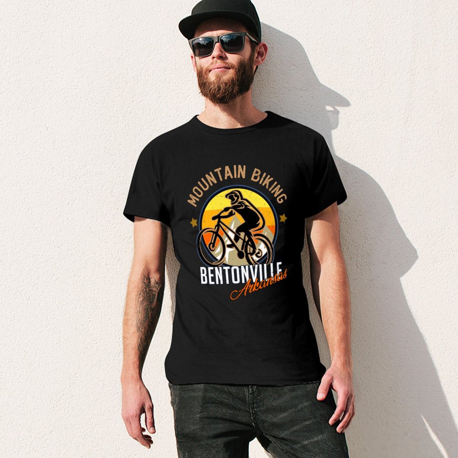 ベントンビル アーカンソー マウンテンバイク Tシャツ リラ - Mountain Biking Bentonville Arkansas のレビューと価格